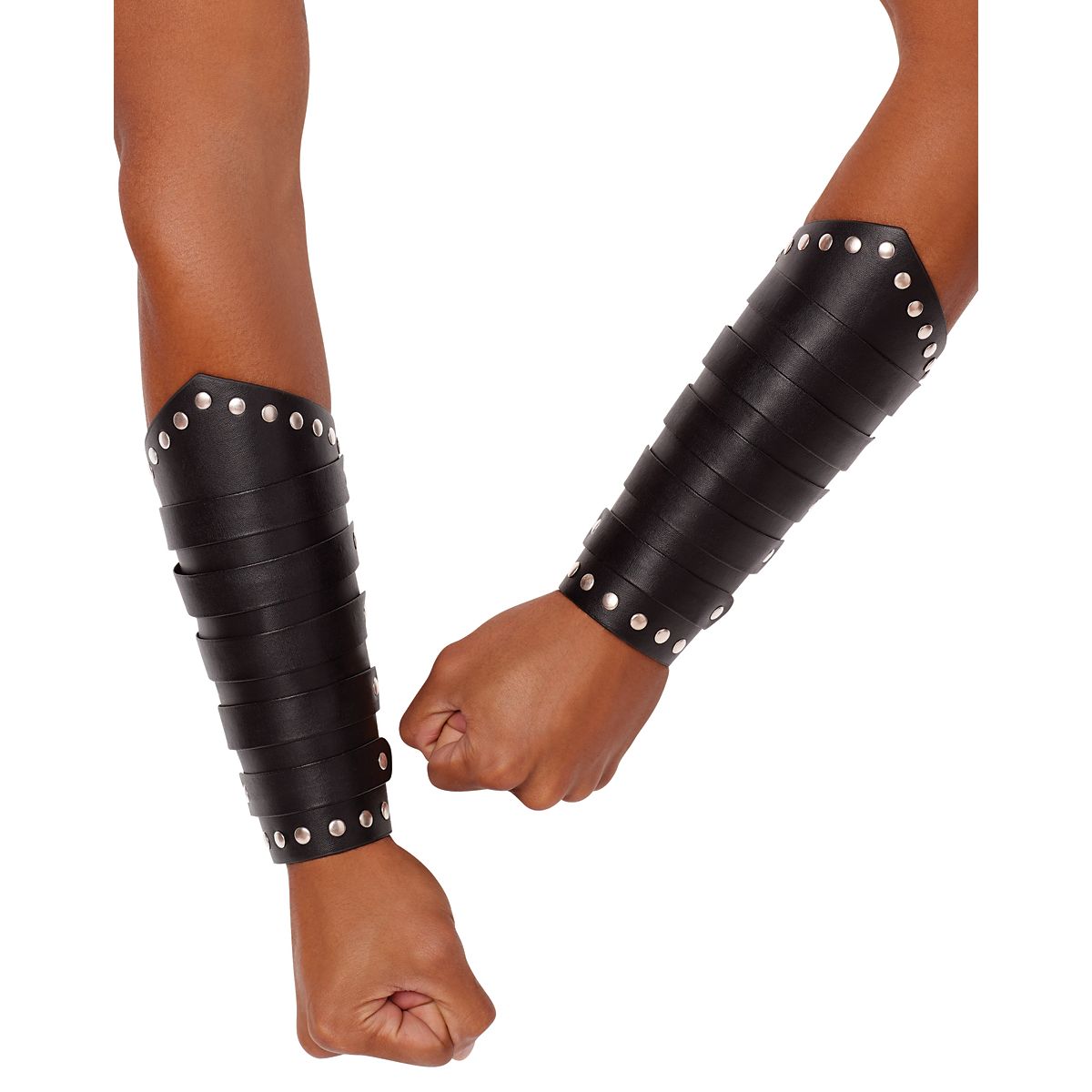 Viking Armor Cuffs BLACK