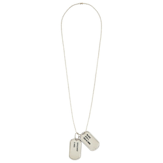 Dog Tag Necklaces SILVER