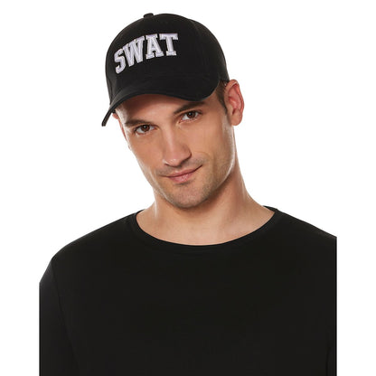 SWAT Police Cap BLACK