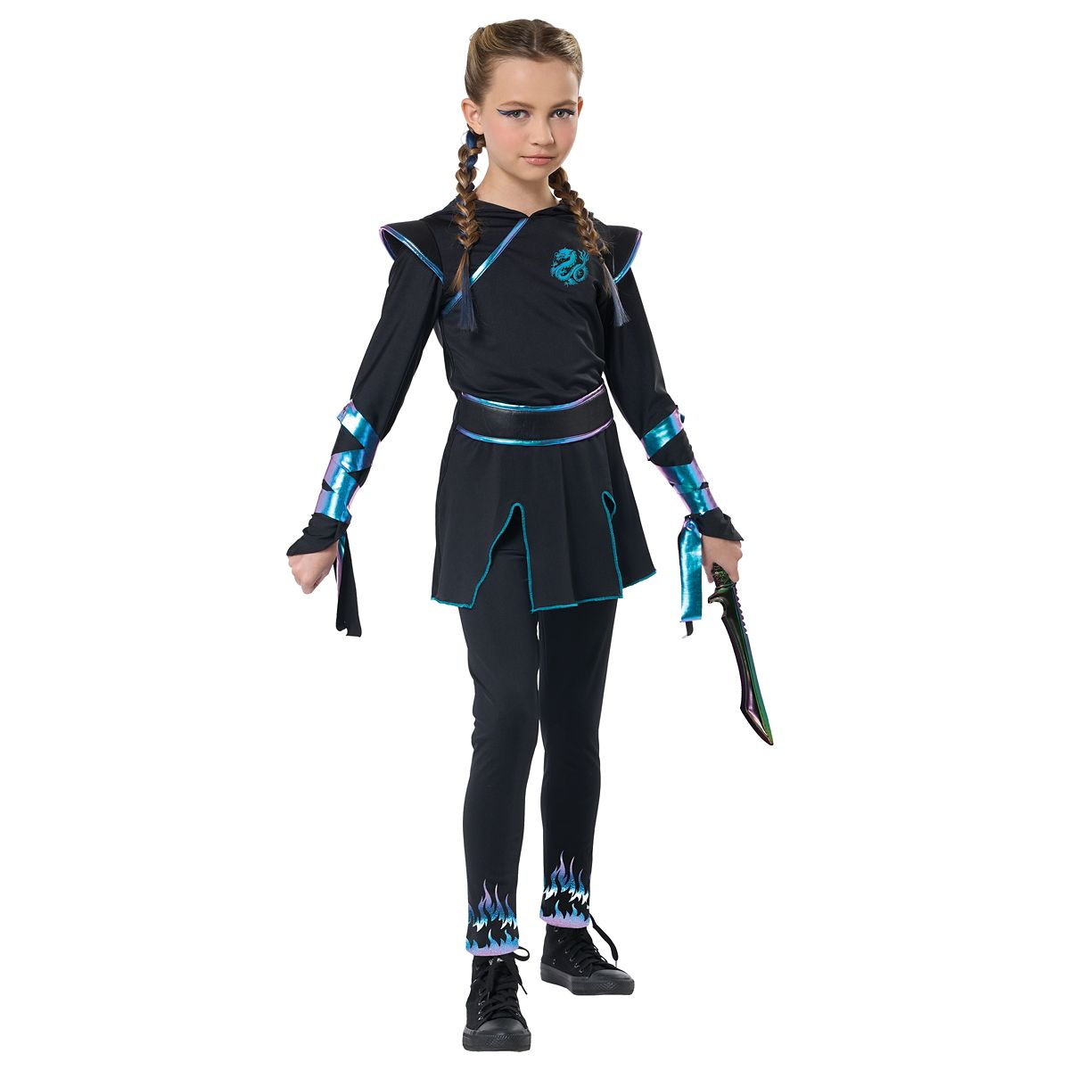 Kids Nightfire Ninja Costume BLACK