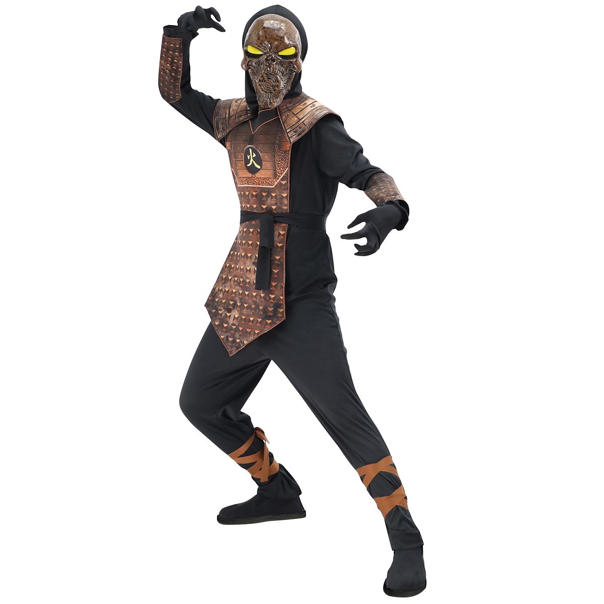 Kids Apocalypse Ninja Costume BRONZE