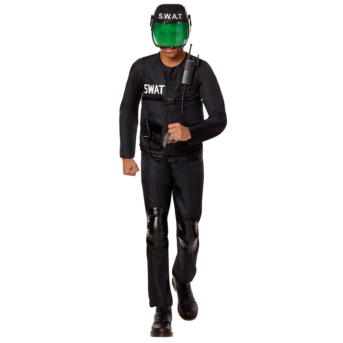 Kids SWAT Costume Deluxe BLACK