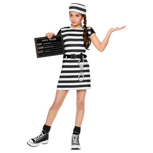 Kids Cellmate Cutie Costume BLACK AND WHITE