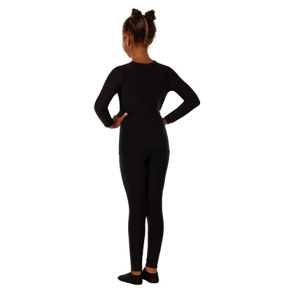 Kids Skeleton Pajama Set BLACK
