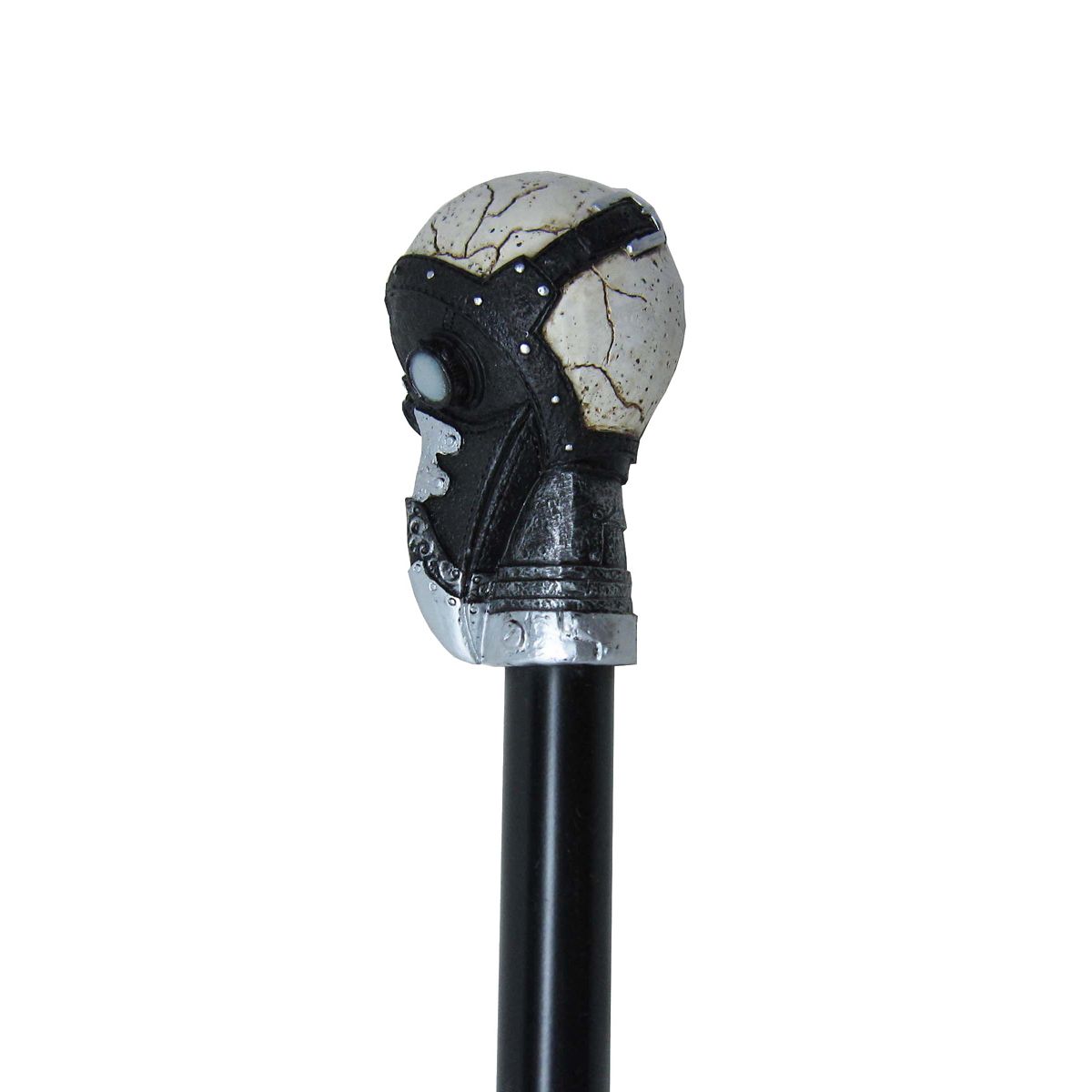 Raven Plague Doctor Staff BLACK