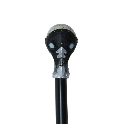 Raven Plague Doctor Staff BLACK
