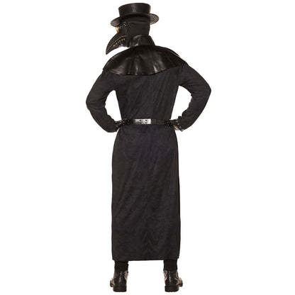Adult Black Death Doctor Costume BLACK