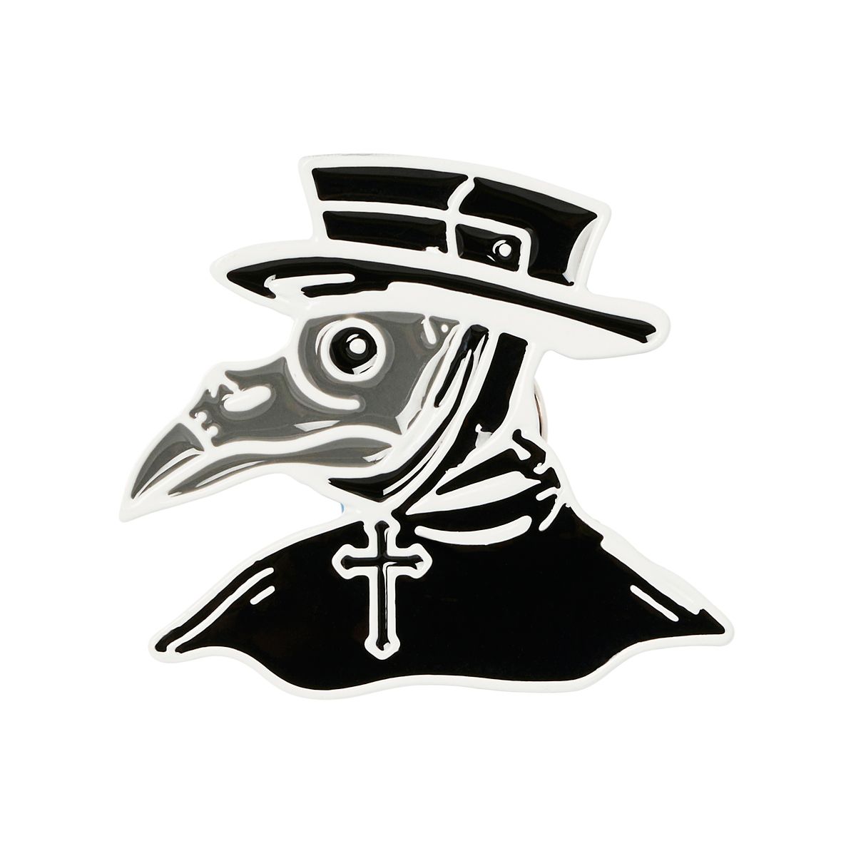 Plague Doctor Patch and Pin Set BLACK