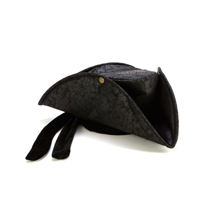 Adult Black Pirate Hat BLACK