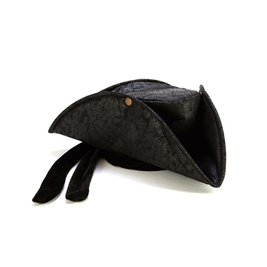 Adult Black Pirate Hat BLACK