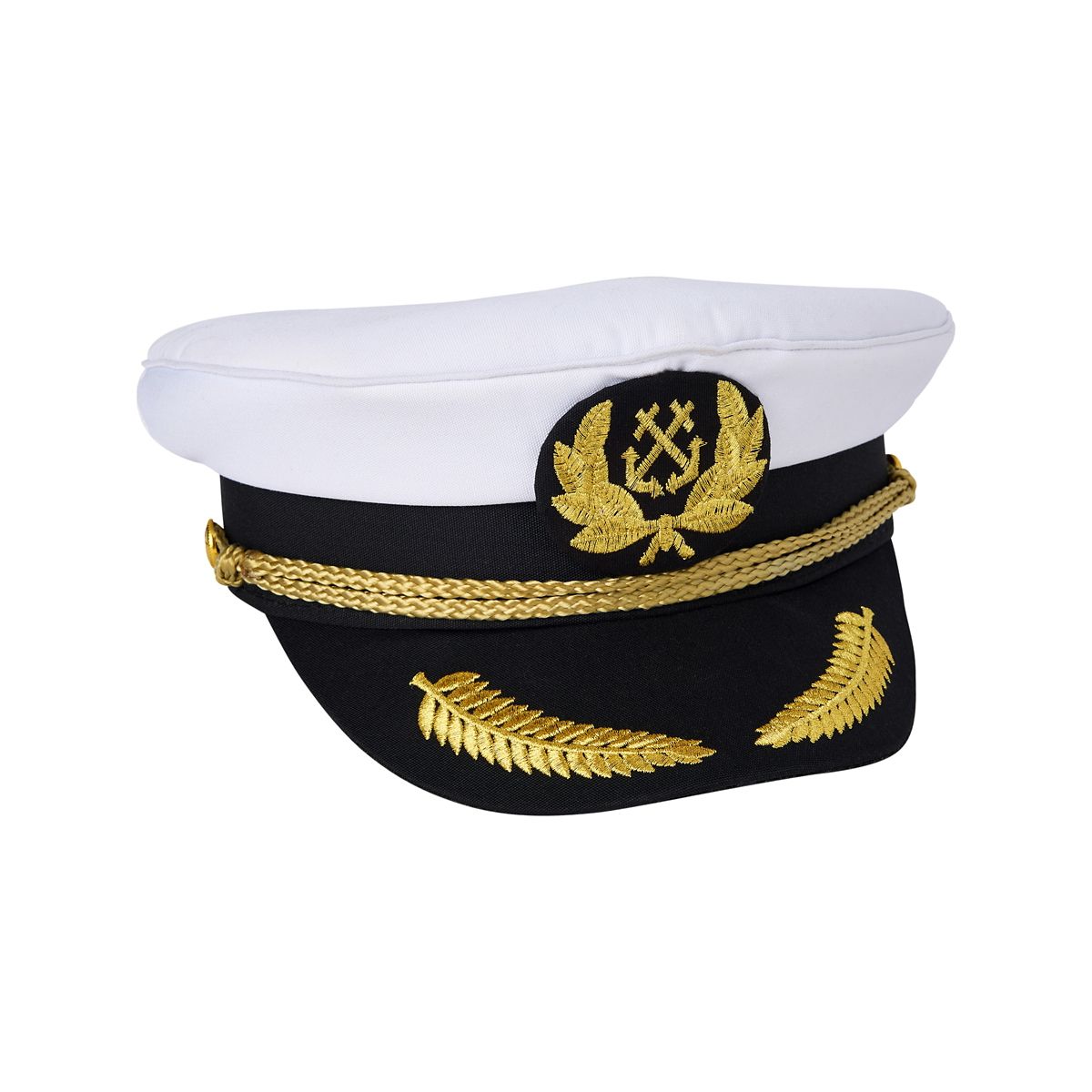 Deluxe Captain Hat WHITE