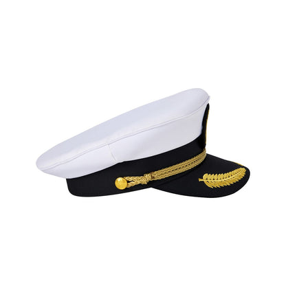 Deluxe Captain Hat WHITE