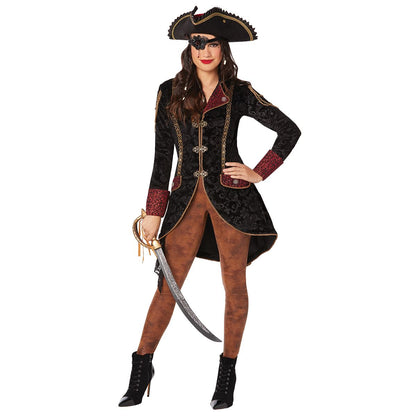Adult Regal Rebels Pirate Jacket GOLD