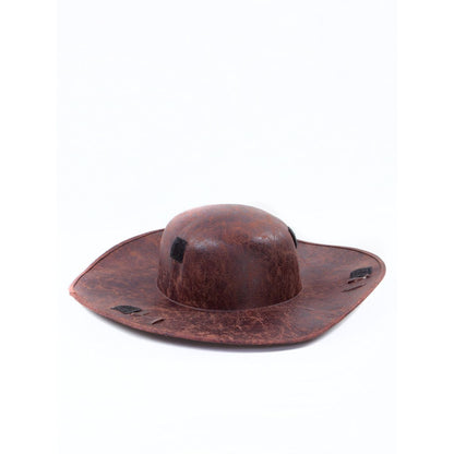 Brown Distressed Pirate Hat BROWN