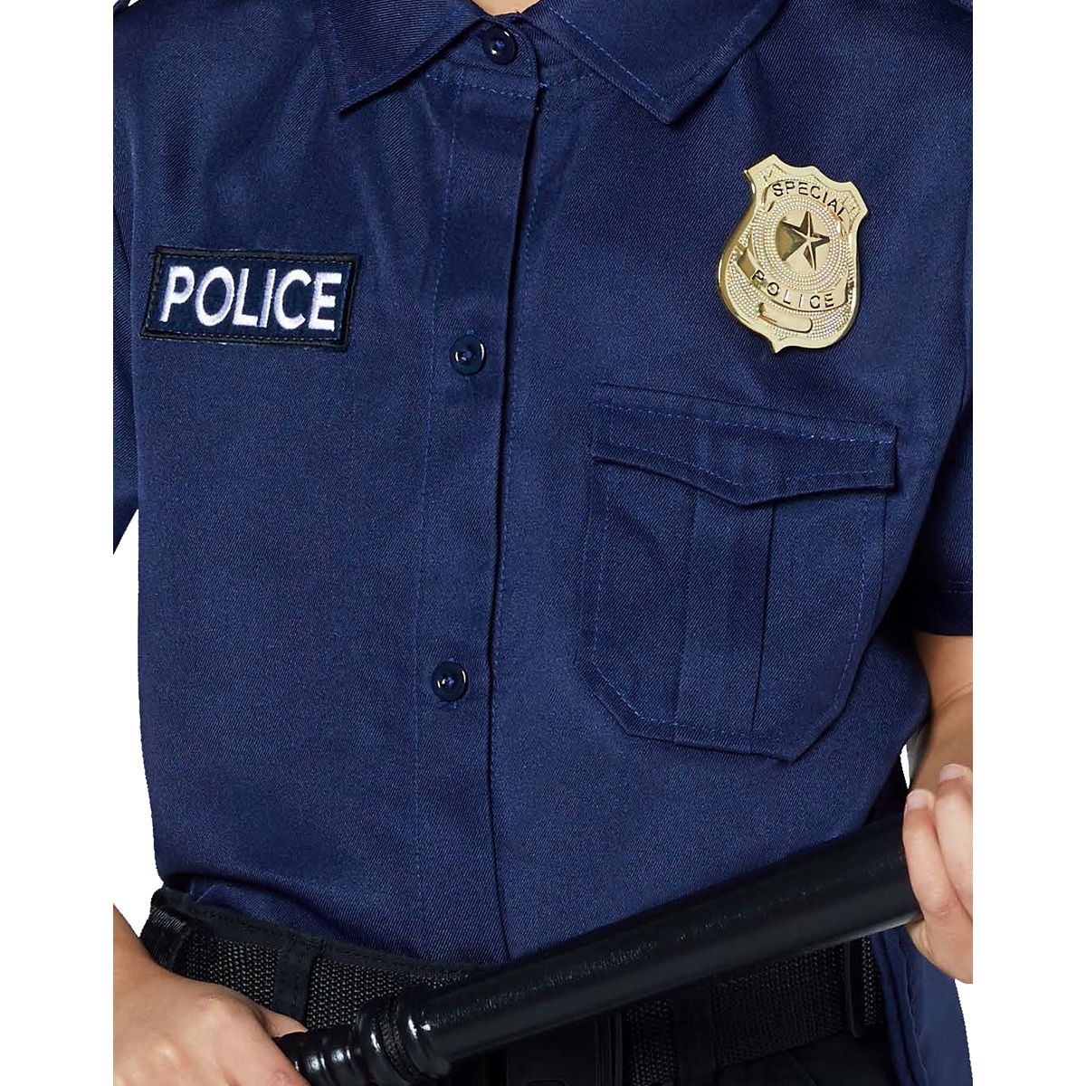 Kids Police Officer Costume Kit NAVY