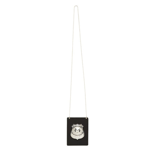 Cop Badge ID Necklace