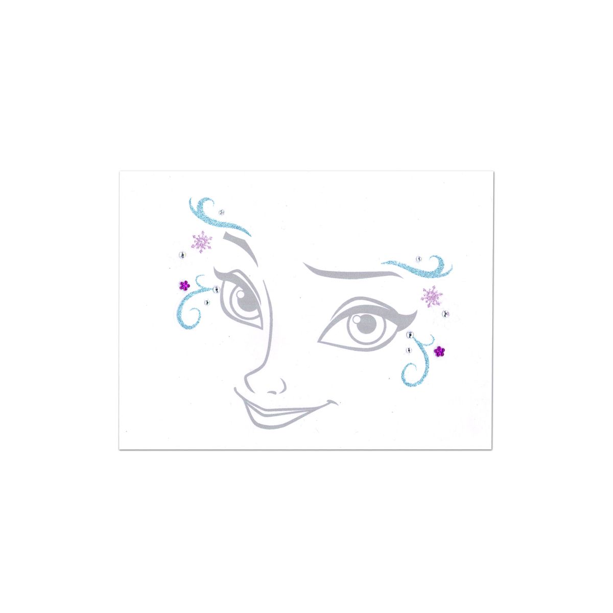 Elsa Face and Hand Decal - Frozen