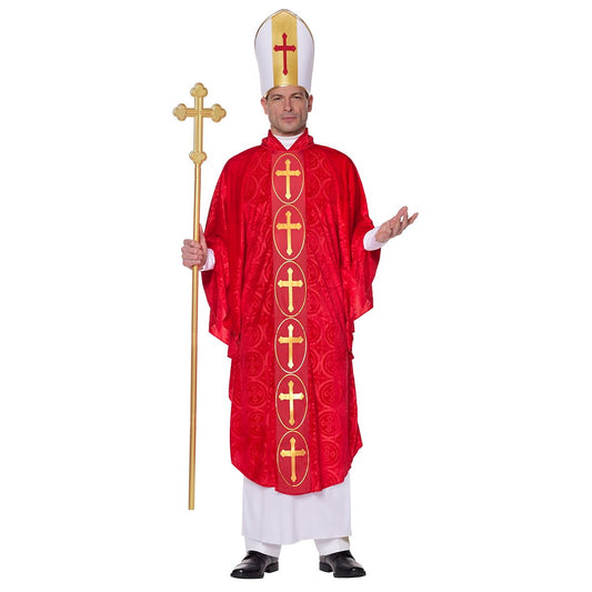 Adult Bishop Costume RED/YELLOW