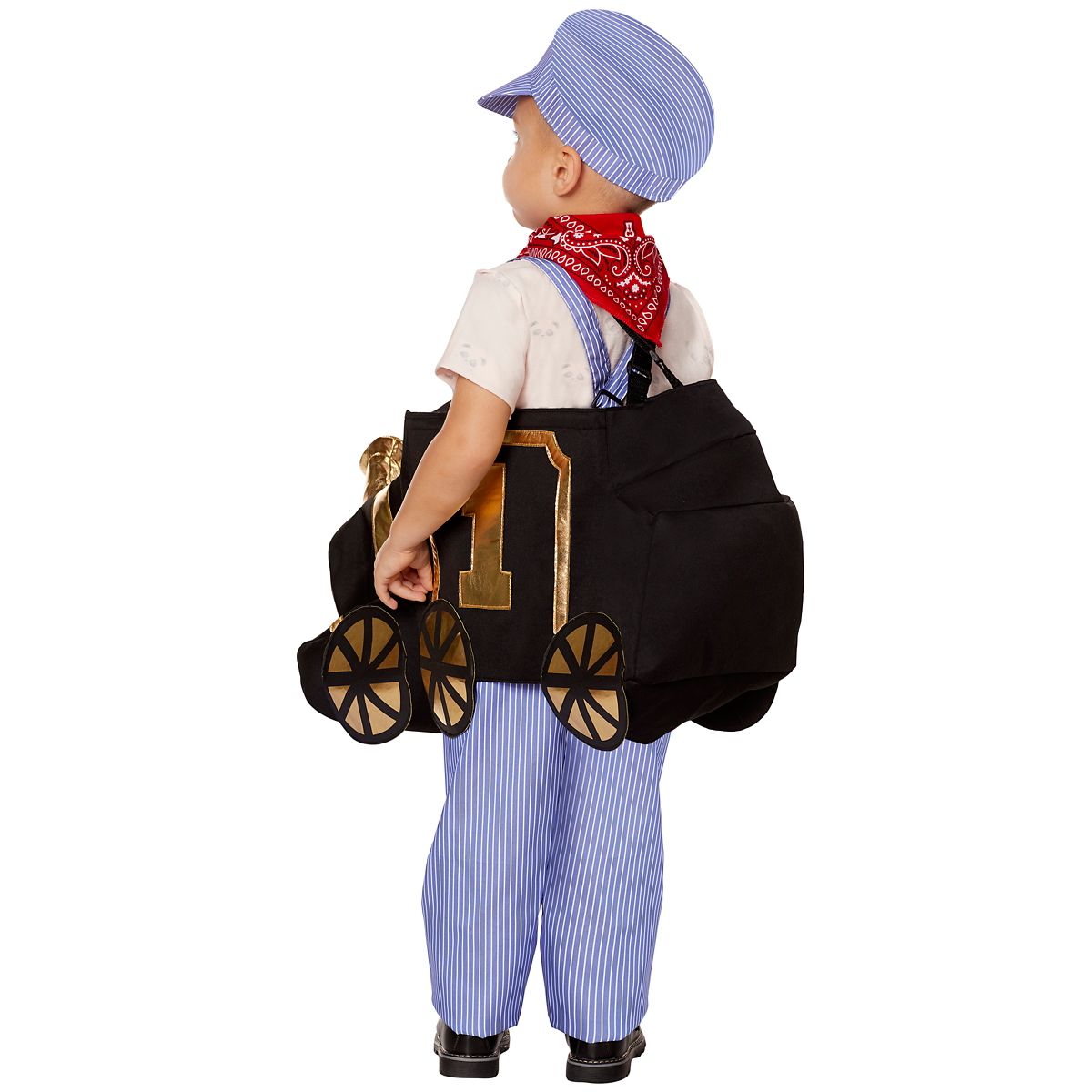 Toddler Ride-Along Train and Conductor Costume MULTI-COLOR