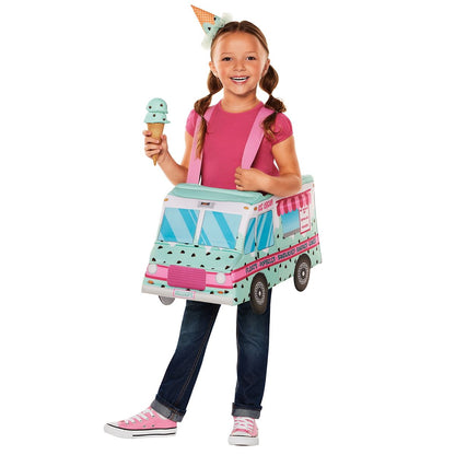 Toddler Ice Cream Truck Ride-Along Costume TEAL