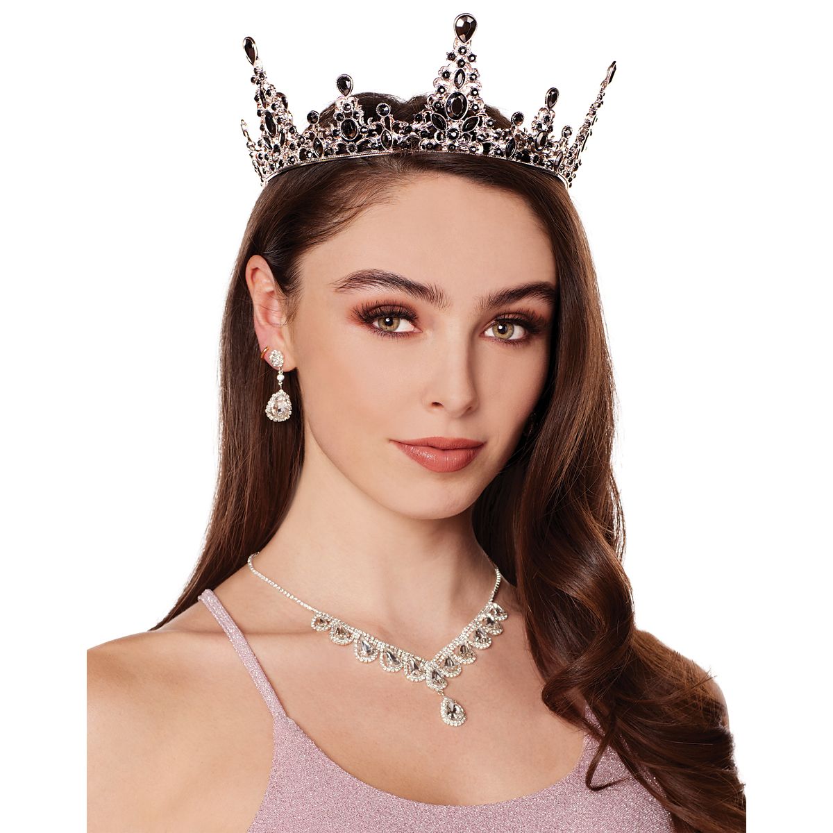 Jeweled Royal Crown SILVER
