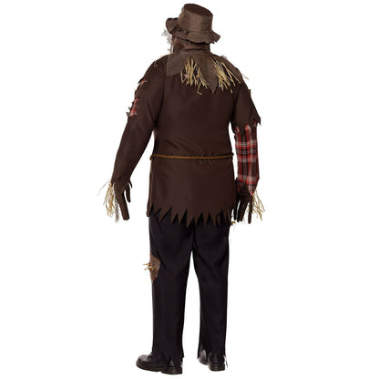 Adult Haunting Scarecrow Costume BROWN
