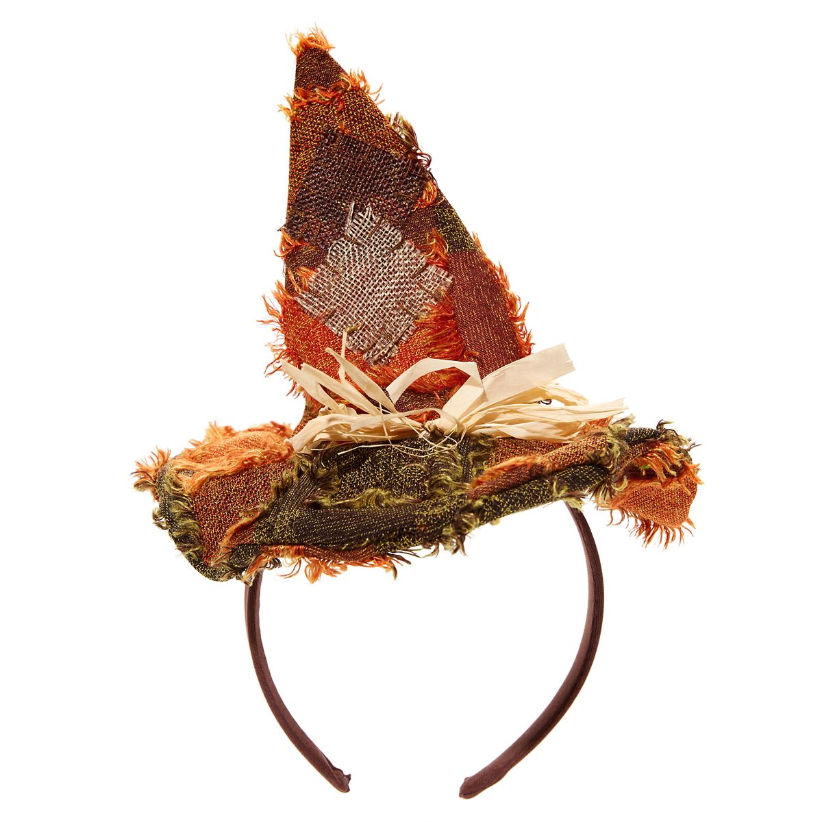 Scarecrow Mini Hat Headband ORANGE