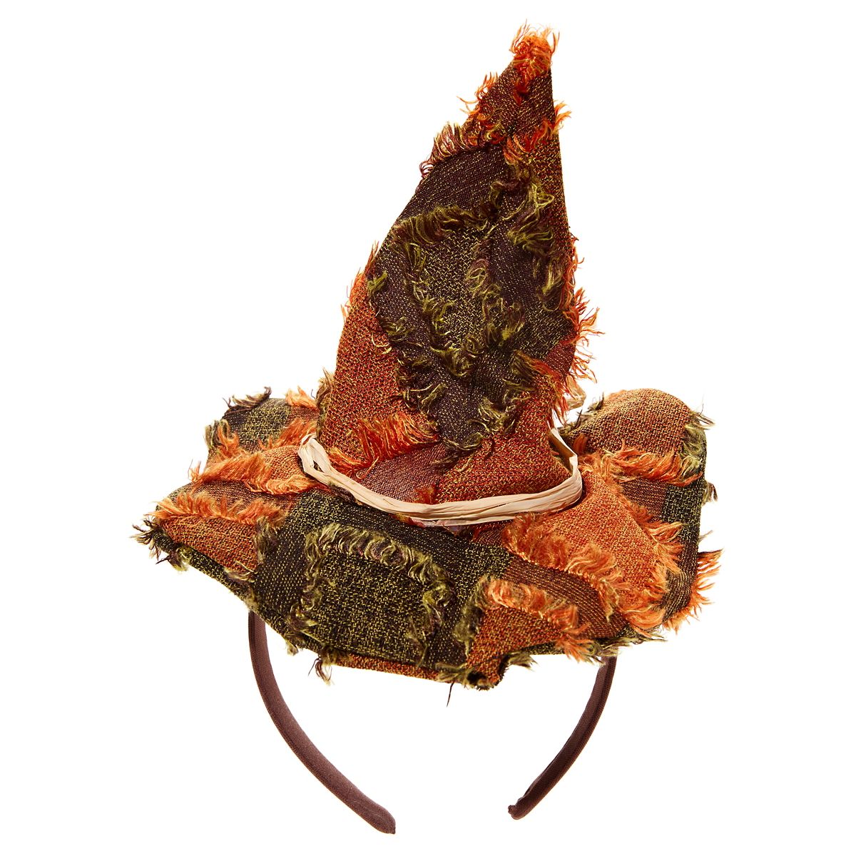 Scarecrow Mini Hat Headband ORANGE