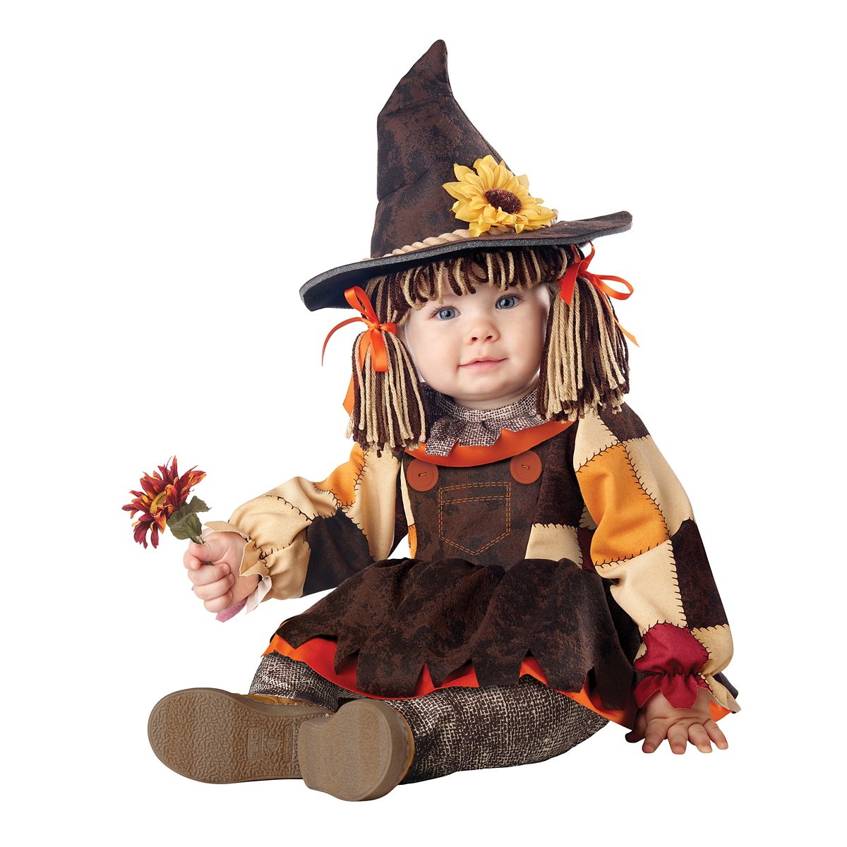 Baby Pumpkin Patch Scarecrow Costume BROWN
