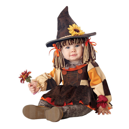 Baby Pumpkin Patch Scarecrow Costume BROWN