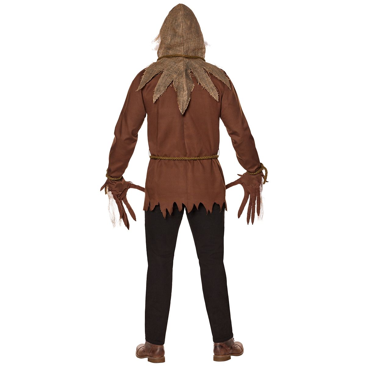 Adult Sinister Scarecrow Costume BROWN