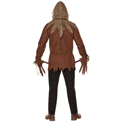 Adult Sinister Scarecrow Costume BROWN
