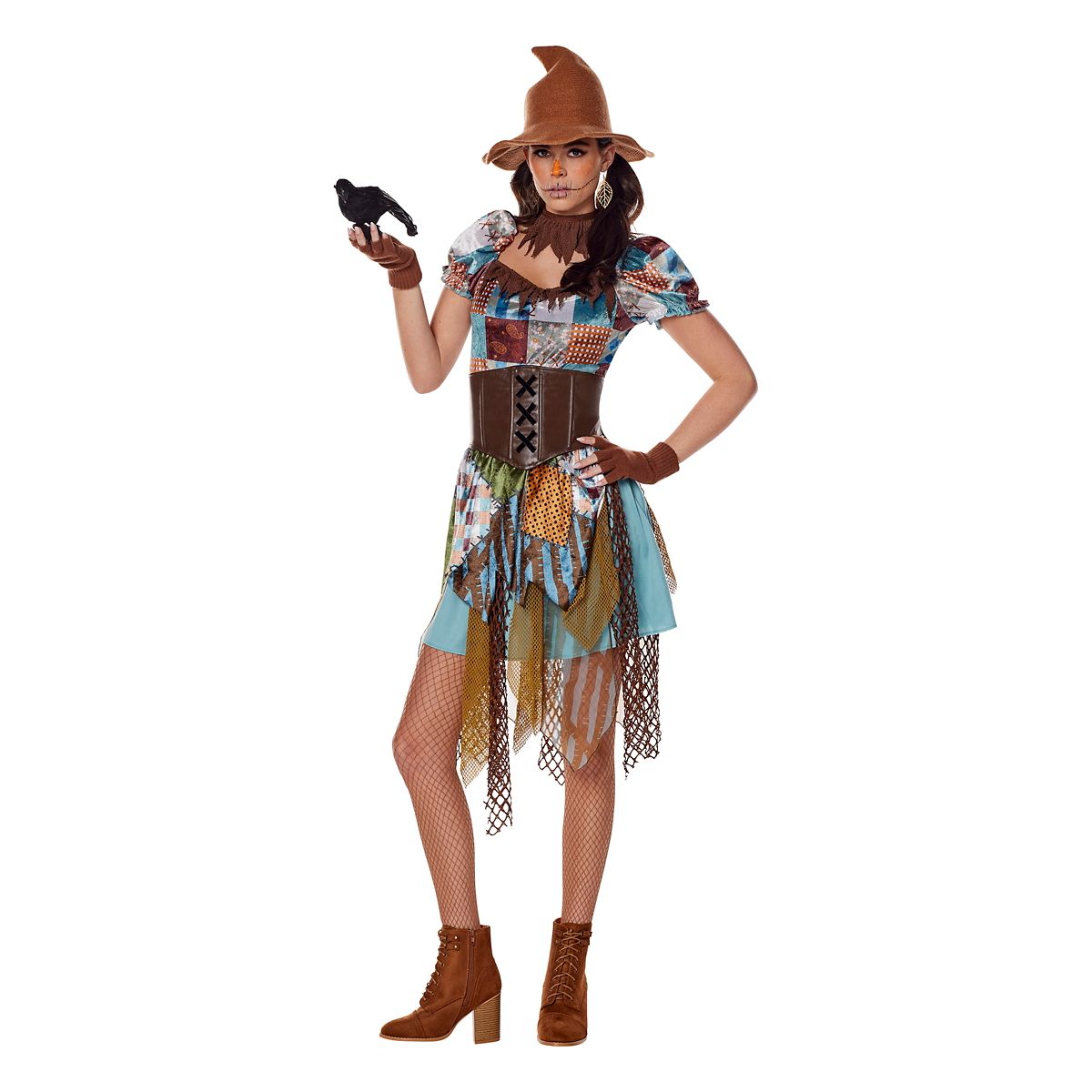 Adult Cornfield Cutie Costume BROWN