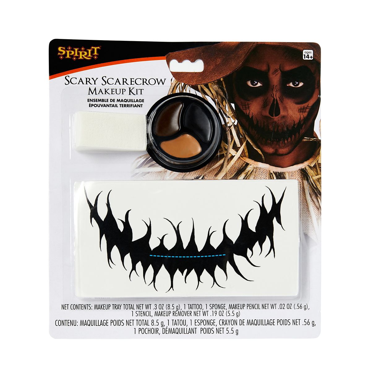 Scary Scarecrow Makeup Kit BLACK