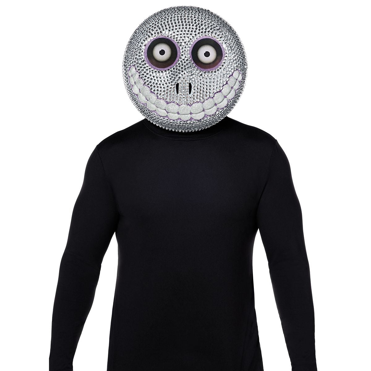 Barrel Bling Half Mask - The Nightmare Before Christmas WHITE