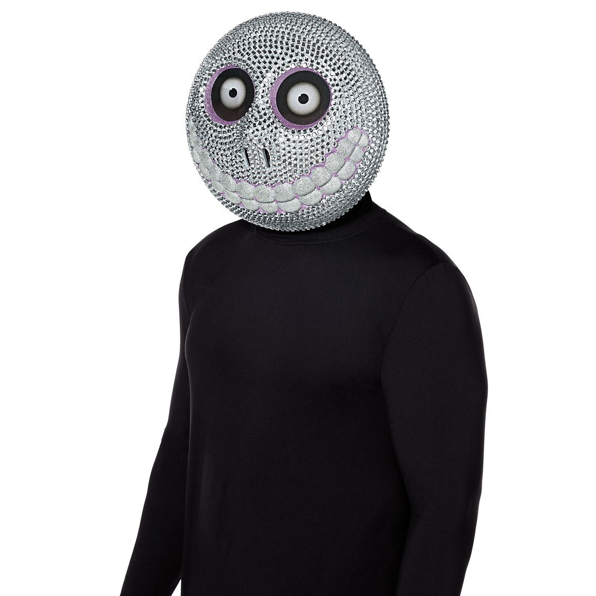 Barrel Bling Half Mask - The Nightmare Before Christmas WHITE