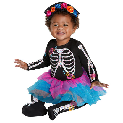 Baby Sweet Skeleton Costume BLACK