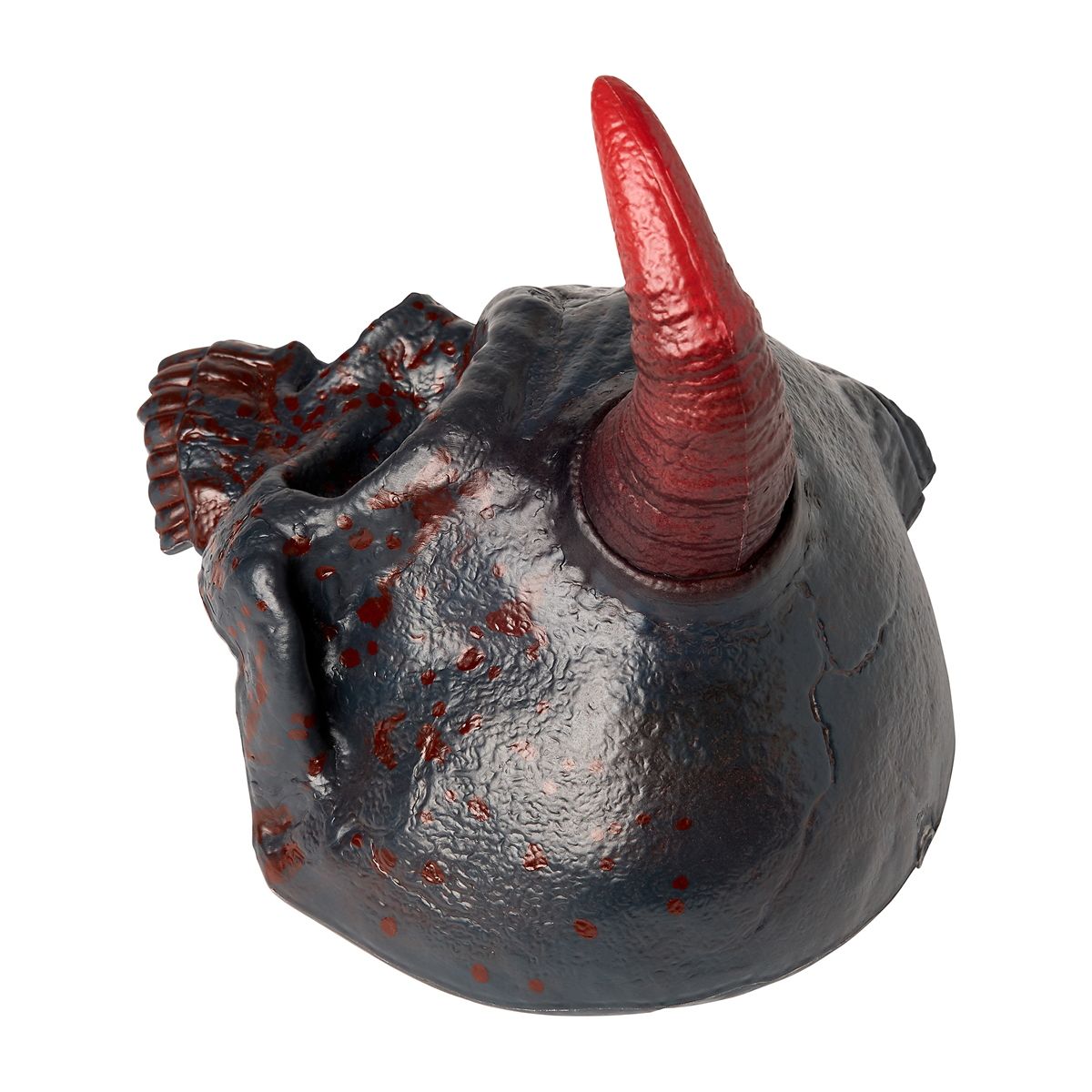 Fractured Horned Skull BLACK AND RED