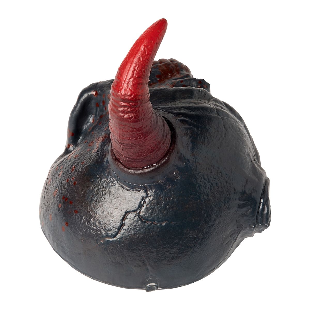 Fractured Horned Skull BLACK AND RED