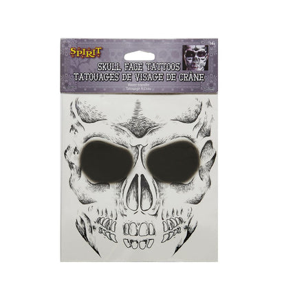 Skeleton Face Tattoo