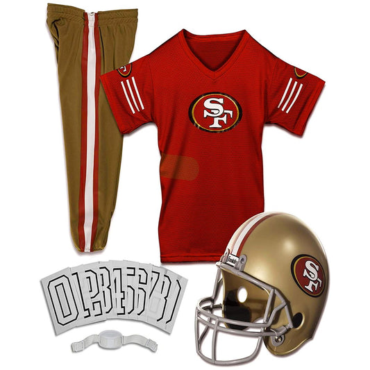 Kids San Francisco 49ers NFL Deluxe Uniform Costume - Franklin Sports RED