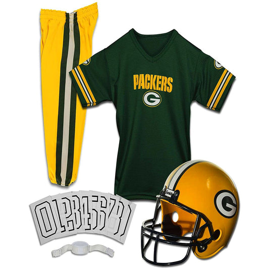 Kids Green Bay Packers NFL Uniform Costume Deluxe - Franklin Sports GREEN