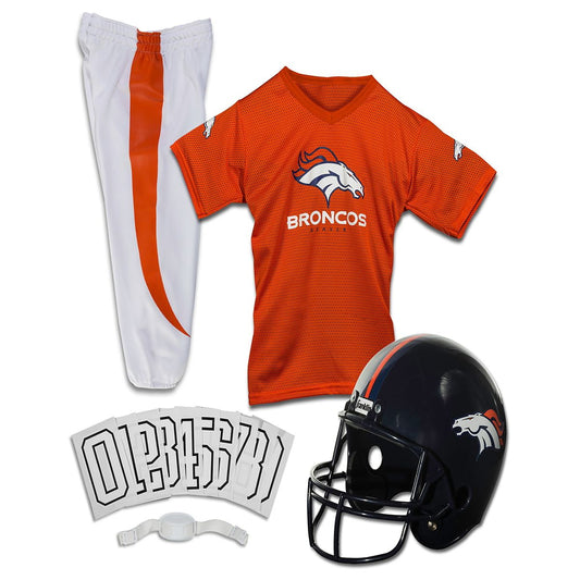 Kids Denver Broncos NFL Uniform Costume Deluxe - Franklin Sports ORANGE/BLUE