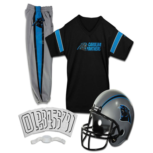 Kids Carolina Panthers NFL Uniform Costume Deluxe - Franklin Sports BLACK