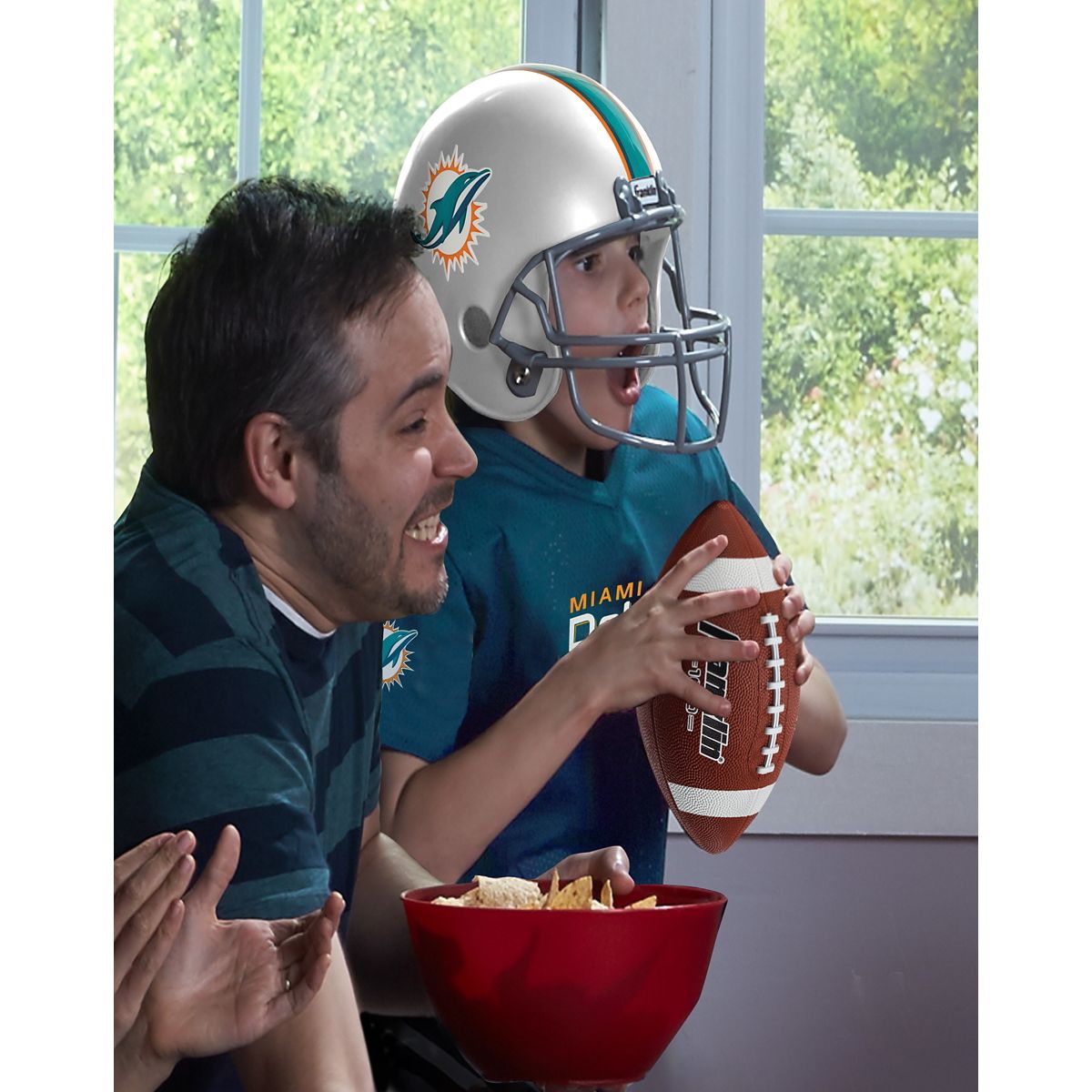 Kids Miami Dolphins NFL Uniform Costume Deluxe - Franklin Sports BLUE