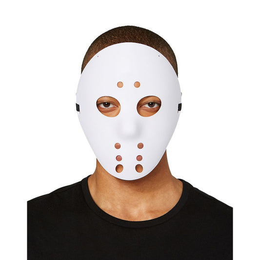 Horror Hockey Half Mask WHITE