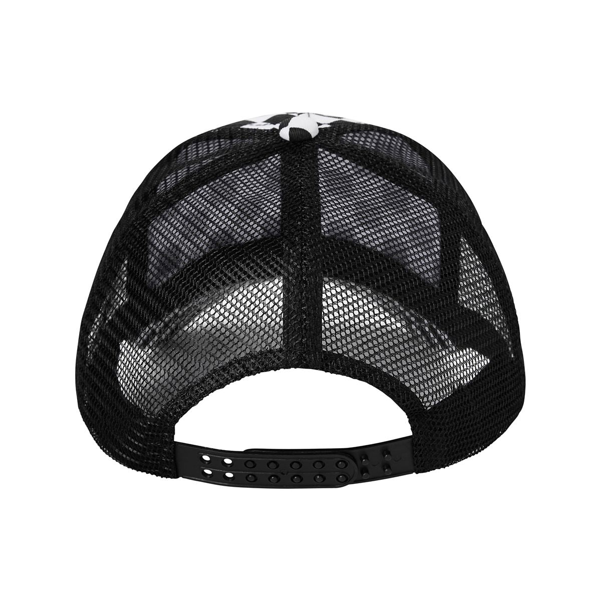 Racing Checkered Hat BLACK AND WHITE