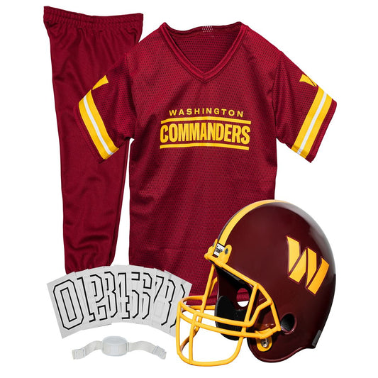 Kids Washington Commanders NFL Uniform Costume Deluxe - Franklin Sports BURGUNDY