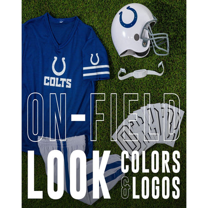 Kids Indianapolis Colts NFL Uniform Costume Deluxe - Franklin Sports BLUE / WHITE