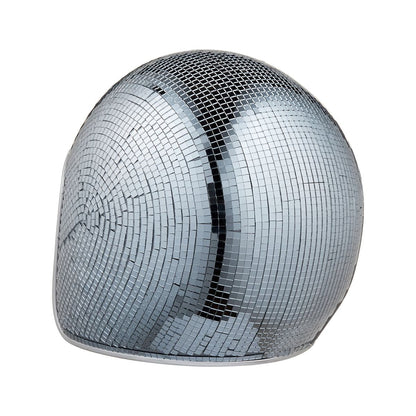 Disco Racer Mirror Helmet SILVER